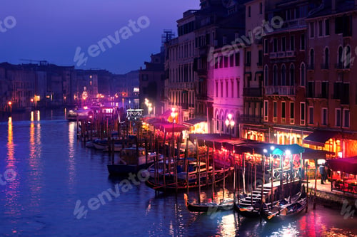 Preview: Grand Canal at Night, Venice.