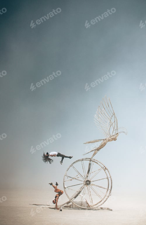 Preview: Burning Man Acrobats