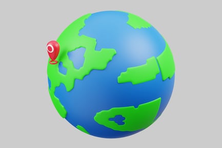 Preview: Earth location marker