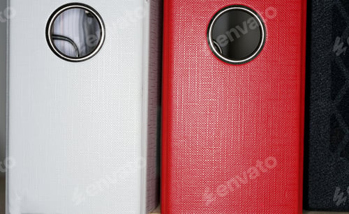 Preview: Closeup shot of document cases in the office