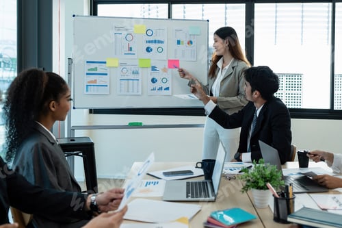 Preview: Multicultural Business people meeting at board room to brainstorming strategy workshop business