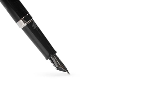 Preview: fountain pen isolated on white background
