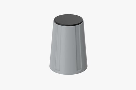 Trapezoidal Control Knob with Fluted Edge