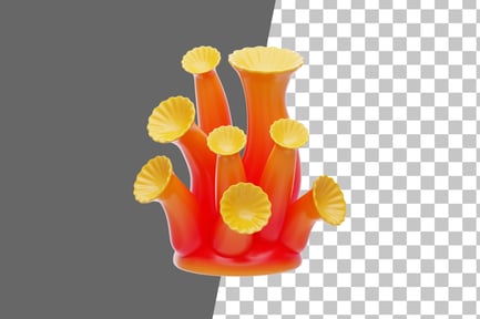 Preview: And Flower Coral 3D Icon