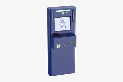 Preview: Automated Border Control Kiosk with Touchscreen Interface