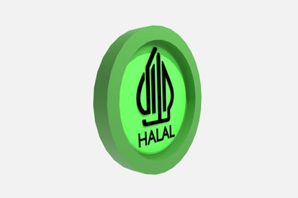 Preview: Halal Sign 3D Illustration