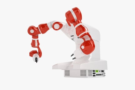 Visualização: Montagem genérica de braços robóticos industriais