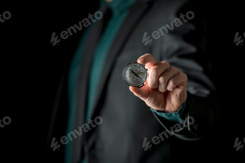 Preview: Hand showing compass