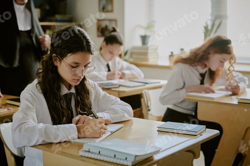 Preview: Focused Students Participating in Classroom Activity