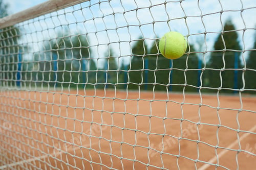 Preview: Tennis ball on the net