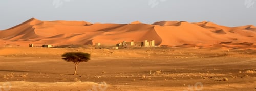 Preview: Berber homes at the foot of stunning sand dunes of Merzouga