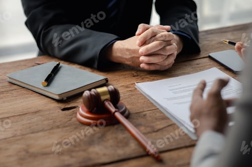 Preview: Client was listening to a lawyer advising on an embezzlement case, explaining the details of the pro