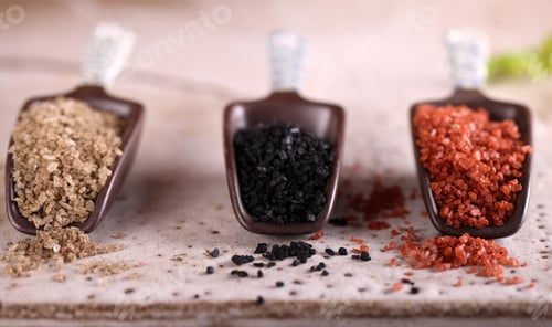 Preview: salt spices colored exotic for food