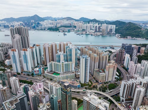 Preview: Drone fly of Hong Kong city
