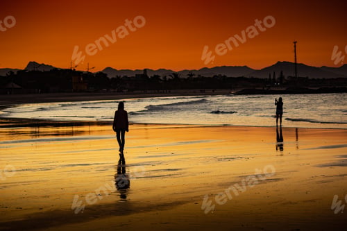 Preview: sunset at the beach