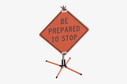 Preview: Road Work Sign: Be Prepared to Stop