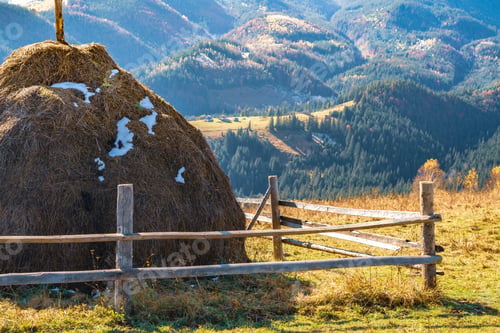 Preview: Wonderful nature of the Carpathians depicted in the hills, forests, meadows and extraordinary sky
