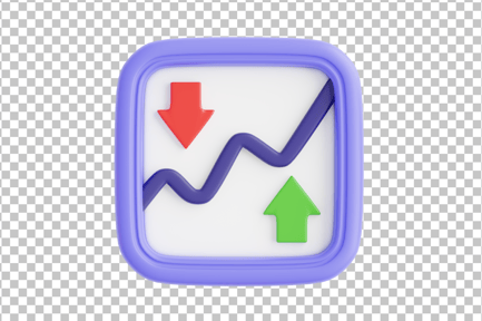 Preview: Stock Market 3D Icon
