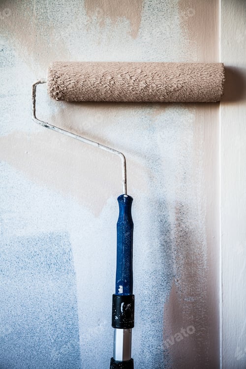 Preview: Paint Roller on the Wall
