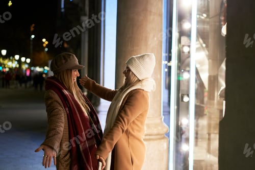 Preview: Reconnect of 2 young women, happy and excited to see each other again, embrace