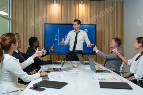 Preview: Group of professional business people are working and brainstorming discussed.