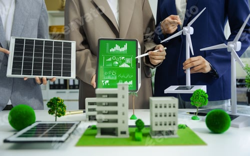 Preview: Renewable energy-based green businesses and global warming.