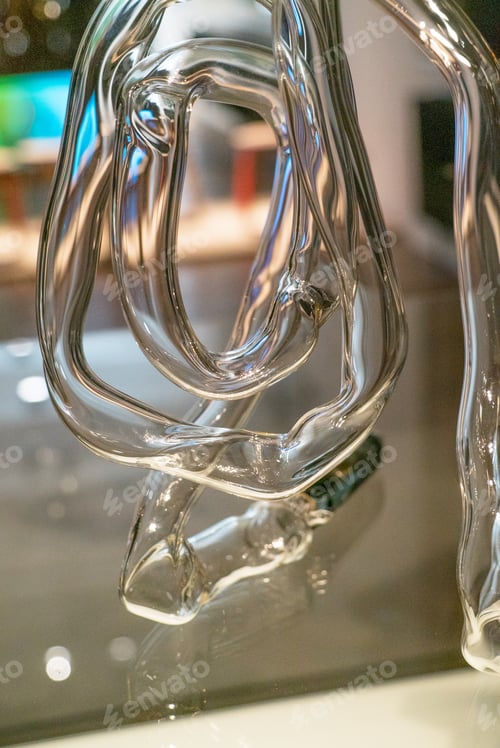 Preview: Winding Abstract Glass Tube