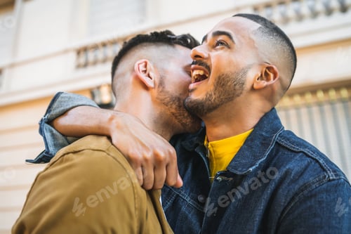 Preview: Gay couple spending time together.