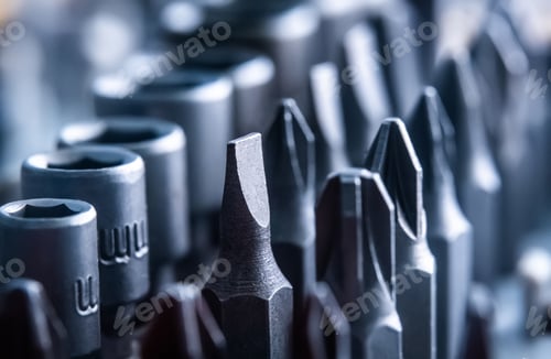 Preview: Closeup of bits set