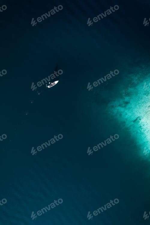 Preview: Aerial Drone Picture of Eibsee in Bavaria, Germany