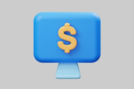 Preview: Dollar sign display finance icon