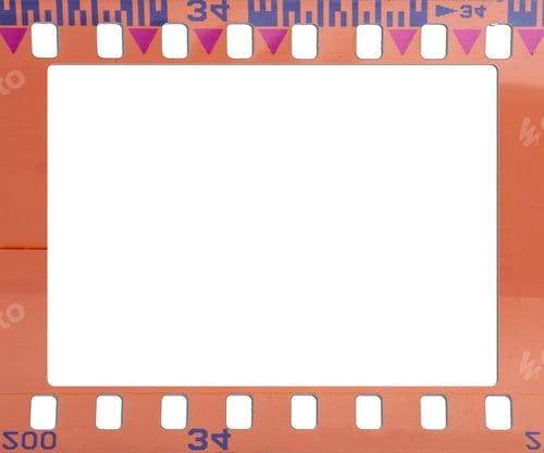 Preview: Old blank film strip