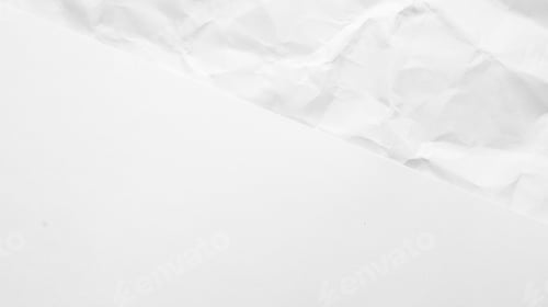 Preview: White Paper Texture background. Crumpled white paper abstract shape background