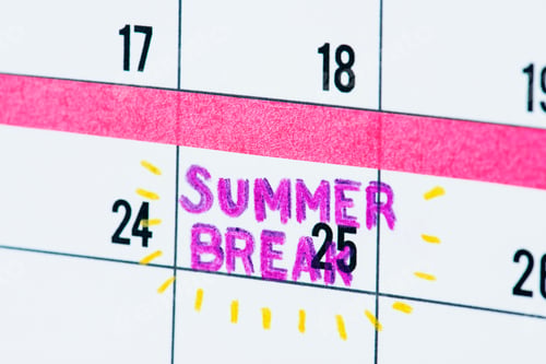 Preview: Summer break calendar reminder