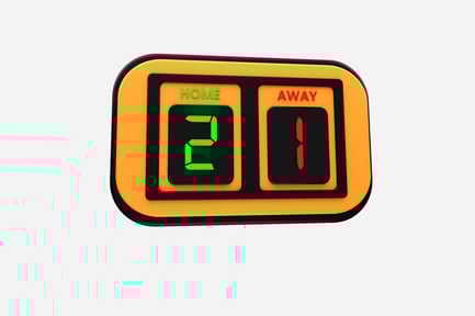 Preview: Digital Scoreboard 3D Illustration