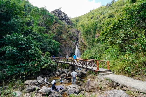 Preview: This is Jokkradin waterfall in Thong Pha Phum National Park at Kanchanaburi.