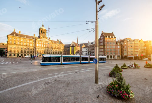 Preview: Amsterdam cityscape view