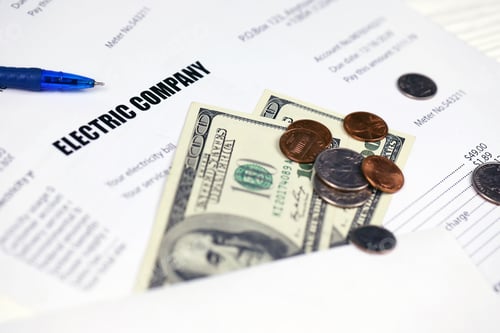 Preview: Paying Electric Bill with Cash and Loose Change