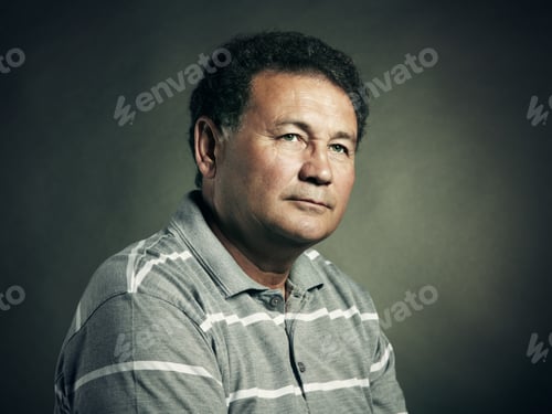 Vorschau: Porträt eines alten Mannes aus nächster Nähe