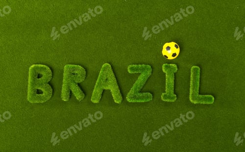 Preview: Word Made Of Green Grass