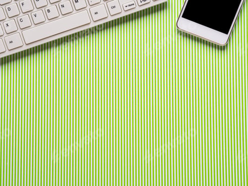 Preview: Keyboard and smartphone background
