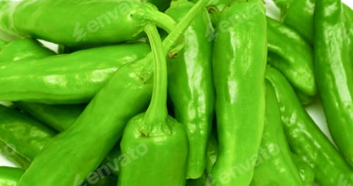 Preview: Lots of fresh green peppers