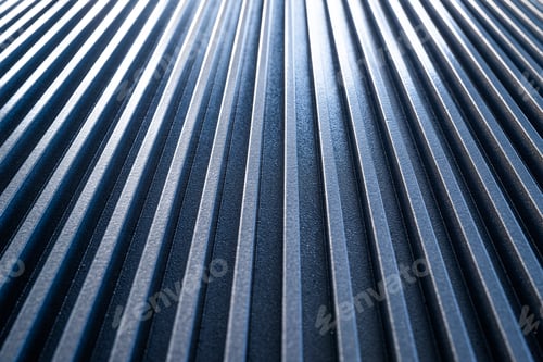 Preview: Close-up of a corrugated metal surface
