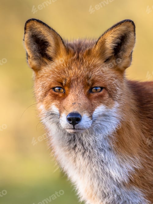 Preview: Portrait Red fox standing