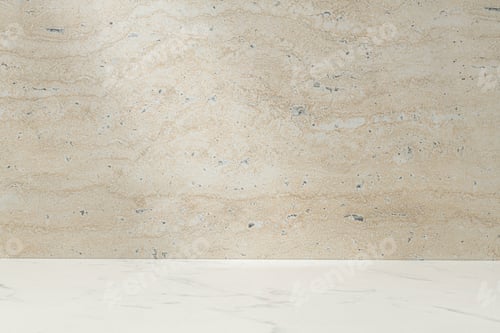 Preview: Beige stone product backdrop, showcase display
