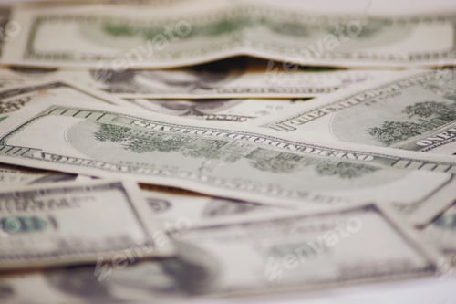 Preview: Macro Image of United States Currency Dollars