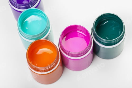 Preview: plastic Paint bottles for art