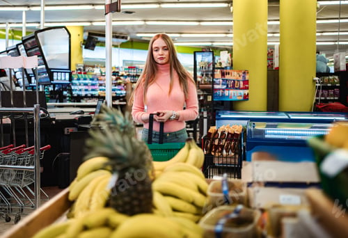Preview: Enjoying bright grocery aisles of fresh produce on a sunny day