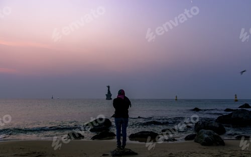 Preview: Gloomy Sunrise in Haeundae beach, Busan