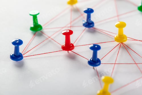 Preview: Network with pins